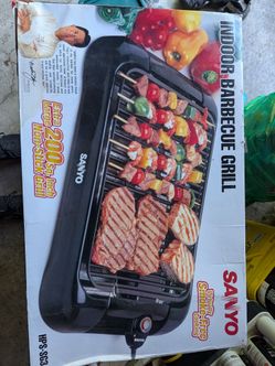 Indoor Barbecue Grill - Virtually Smoke- Free Cooking