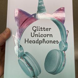 NWT Glitter Unicorn Headphones