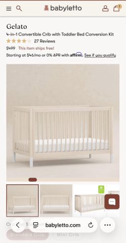 Crib + Twin Bed