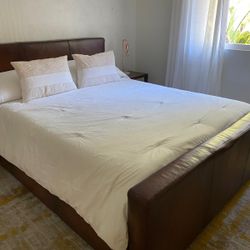 Queen Bed And Mattress. BOTH  GREAT CONDITION 