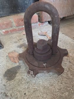 Steel plate lifting ring