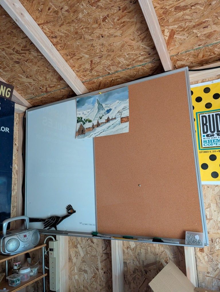 Whiteboard / Cork Bulletin Board
