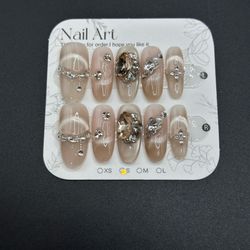 Press On Nails Size S Reusable Handmade