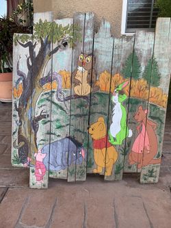 Vintage Disney Art Reclaimed Wood 