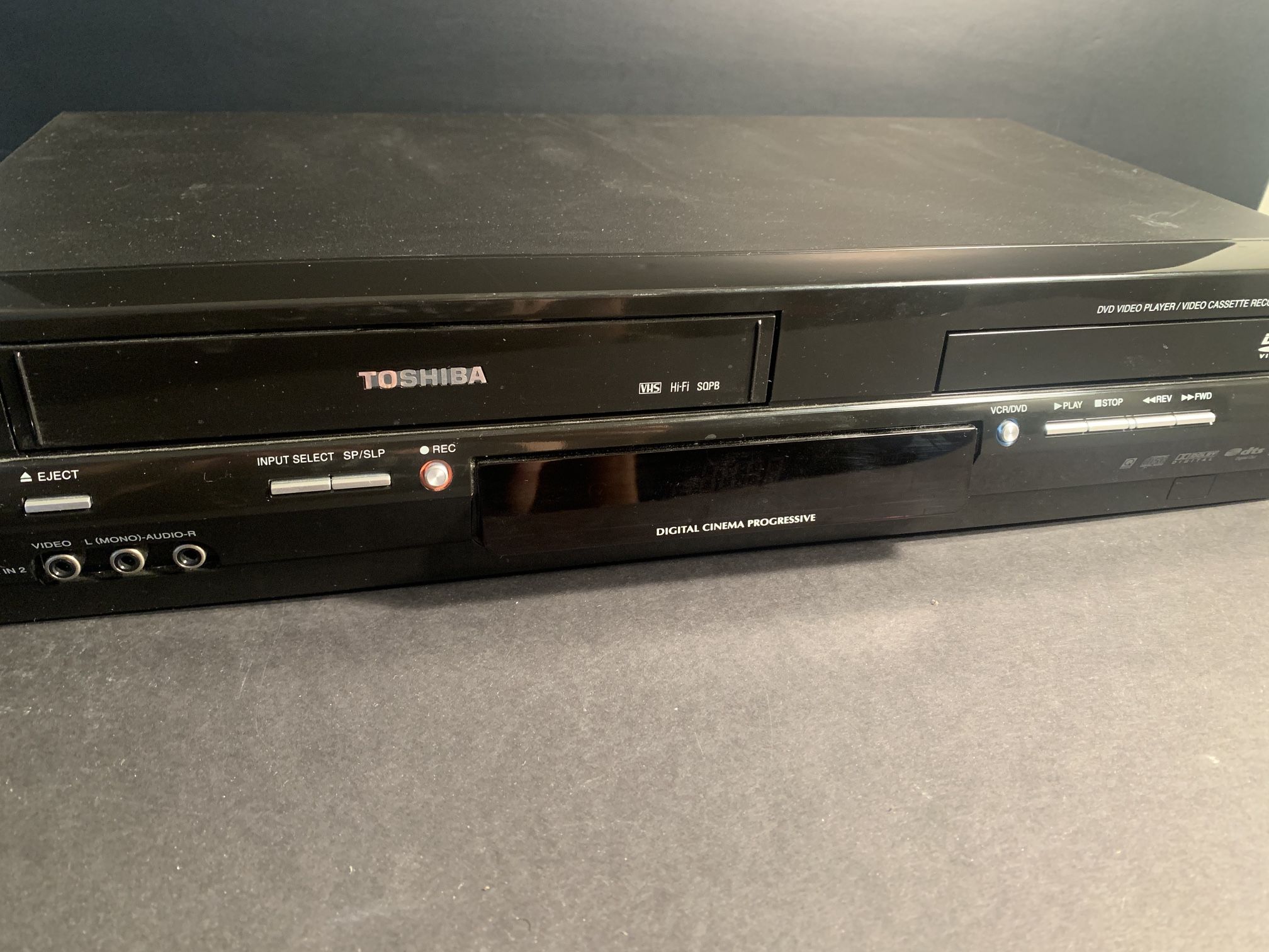 Toshiba VHS And DVD Player-NO Remote