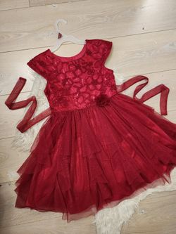 New Beautiful Christmas Dress,  8Y,  $25
