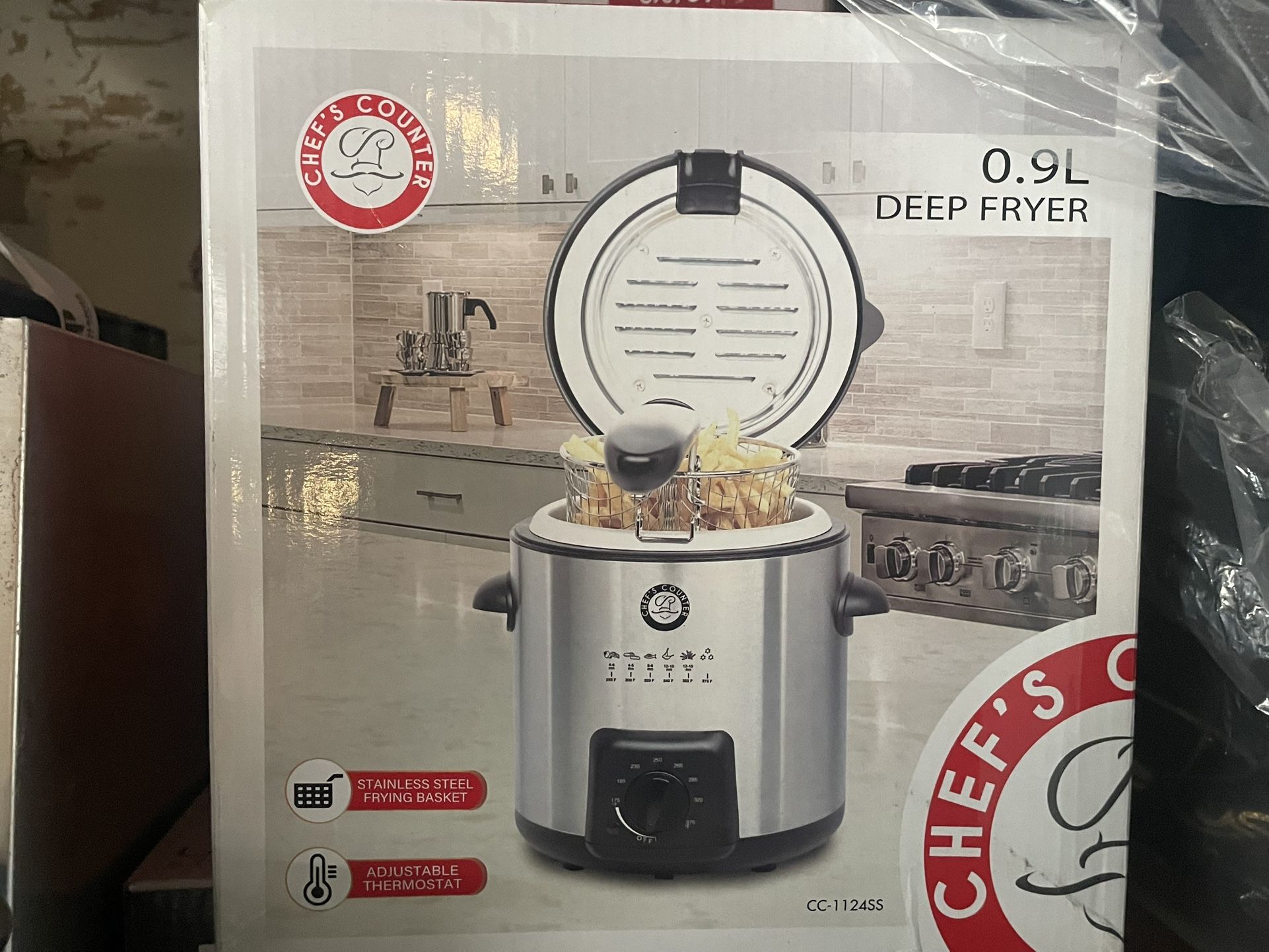 Chef’s Counter Stainless Steel Deep Fryer