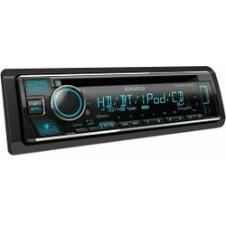 Kenwood KDC-BT778HD Single DIN Bluetooth CD Car Stereo Receiver with Amazon Alexa Voice Control | LCD Text Display | USB & Aux Input

