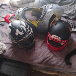 Speed flex Helmet Speed helmet And Shutt Shoulder Pads