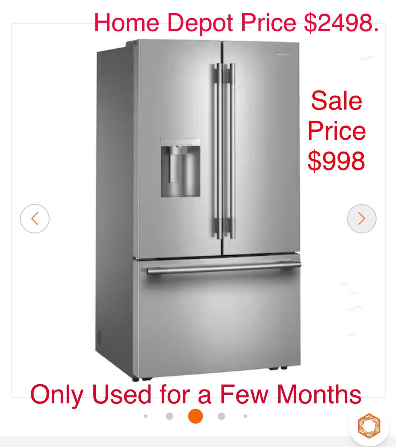 Kitchenaid French Door Refrigerator