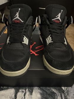 Jordan 4 Black Canvas