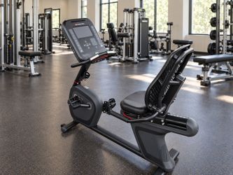 Star Trac Recumbent Exercise Bike with Digital Screen