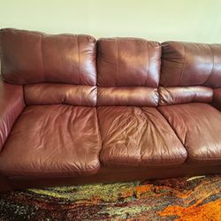 Leather Sofa And Loveseat 