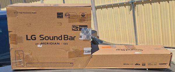 LG Soundbar & Subwoofer Set S65Q 3.1-Channel 420W Bluetooth OPEN Box