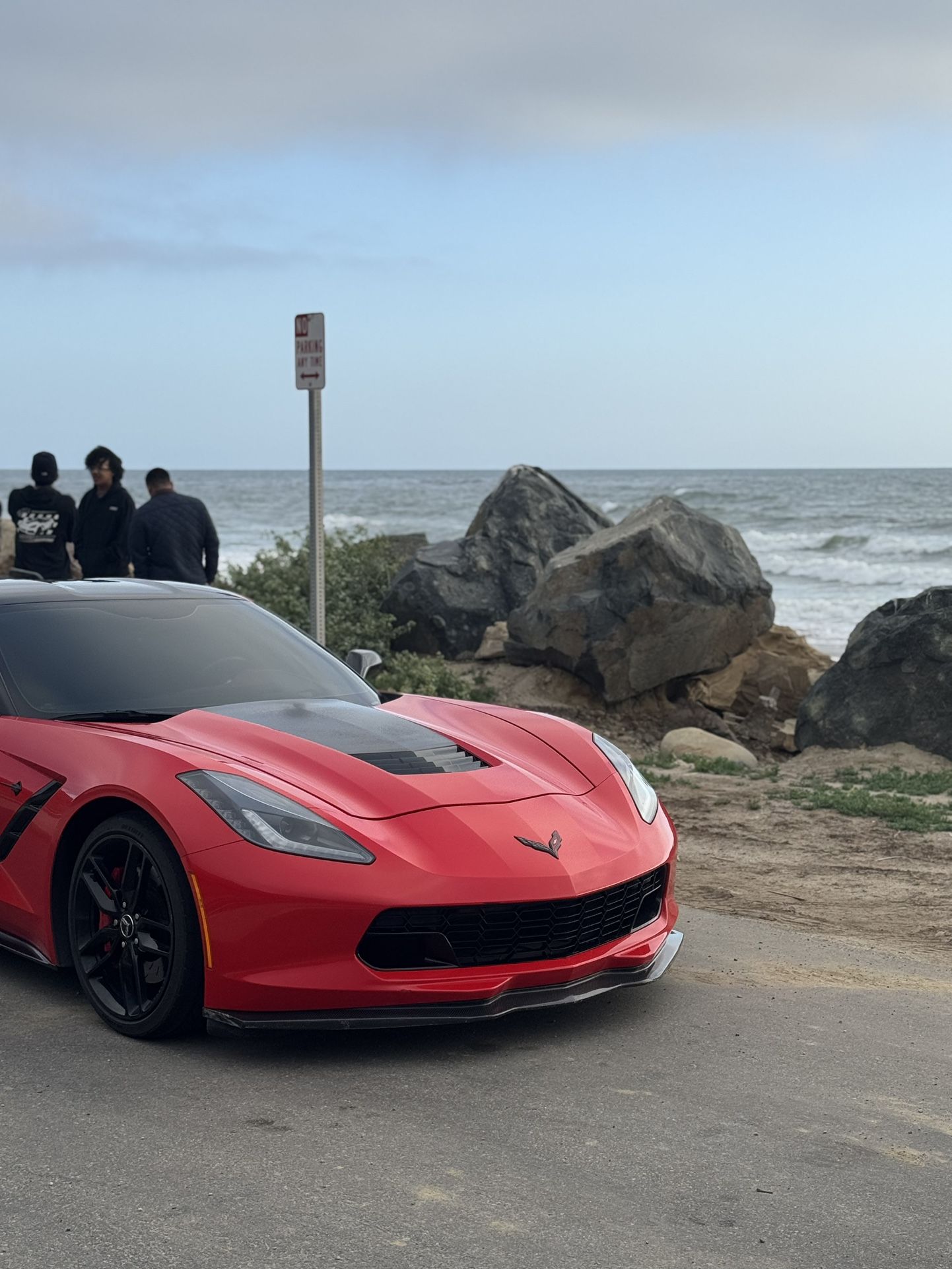 Stock Corvette C7 (2014-2019) Bumper And Splitter