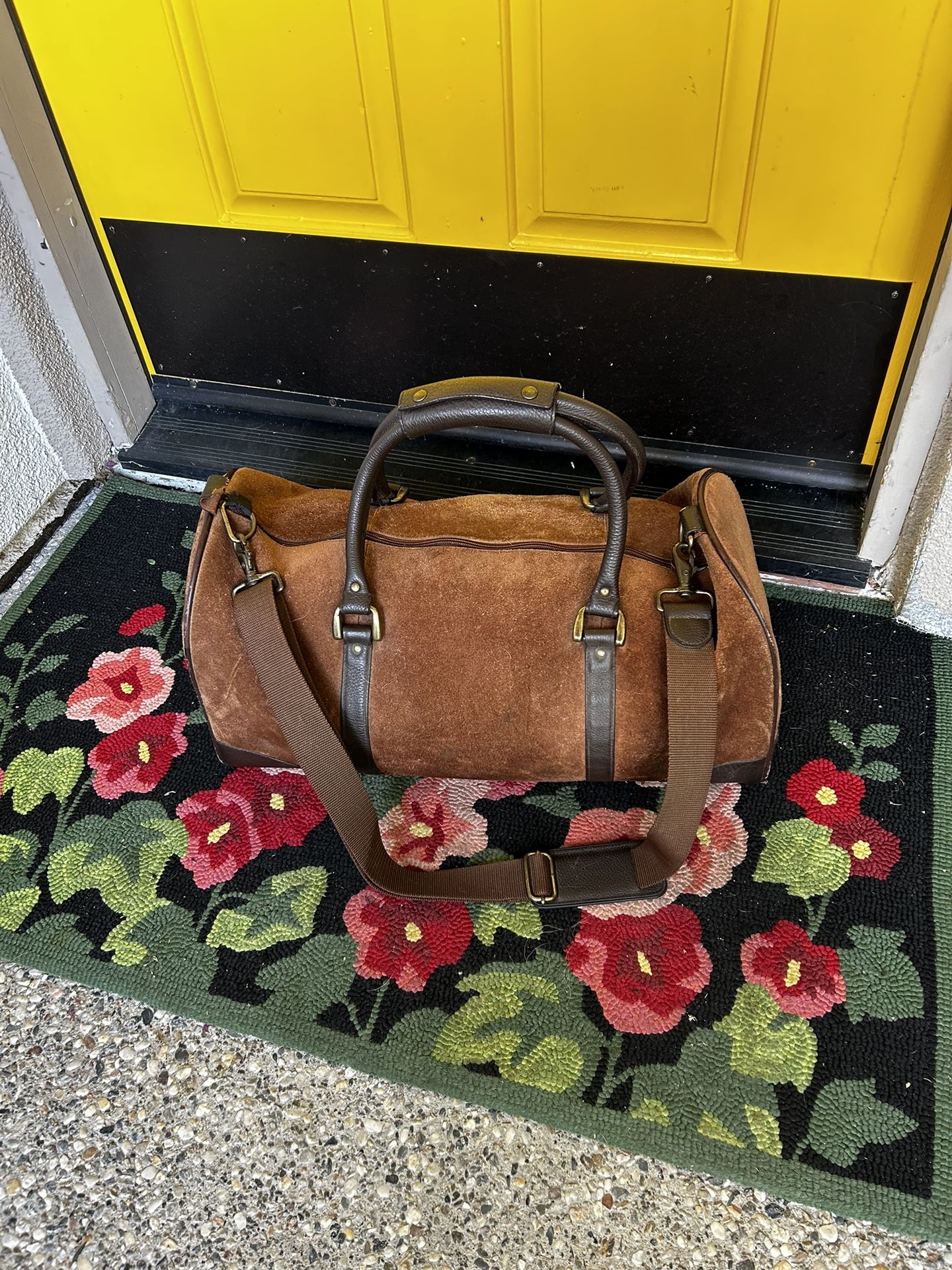 Leather/Suede Duffel