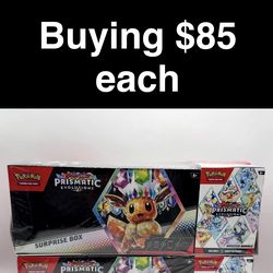 Buying Pokemon Prismatic Booster Bundle/Surprise Box