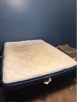 Queen Mattress and Bed Frame