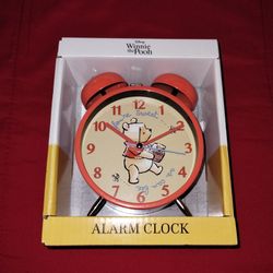 New Limited Edition Winnie The Pooh Alarm Bell Clock 
