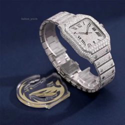 VVS Moissanite Diamond Watch 