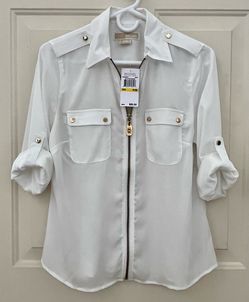 NWT Michael Kors P/M White Shirt