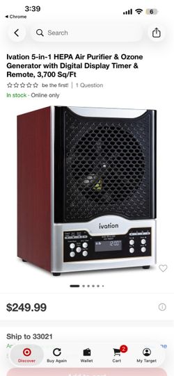 Ozone air purifier