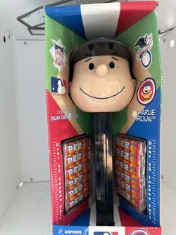 Giant Candy Roll Dispenser. Peanuts Baseball National League