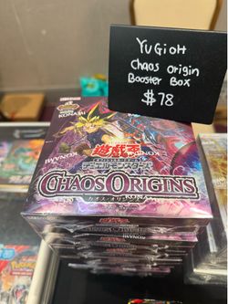 Yugioh chaos origin booster box