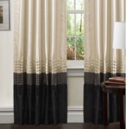Elegant Two-Tone Curtains