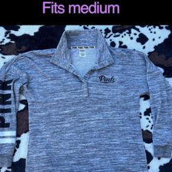 Victoria Secret Pink Pull Over Sweatshirt 