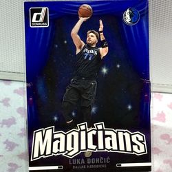 Luka Doncic Magicians Card