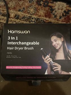 Used 3 in 1 hair dryer brush