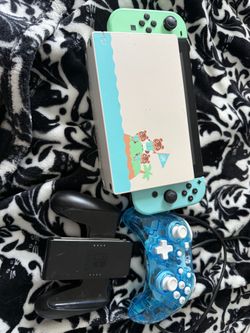 🎮 Nintendo Switch Animal Crossing Edition Bundle – $280 OBO