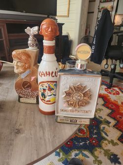 Vintage decanters