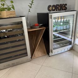 GE Monogram wine cooler and minibar set 