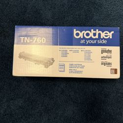 Brother Printer TN-760 Black Toner Cartridge 