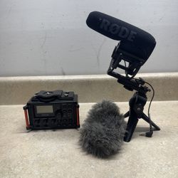 Rode VideoMic pro And Tascam DR-60 Mini