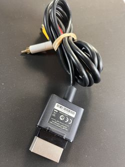 Tested And Working Microsoft Xbox 360 Composite AV Cable OEM  Used