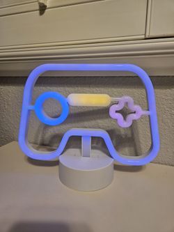 Neon Gamer Controller Room Decorations 