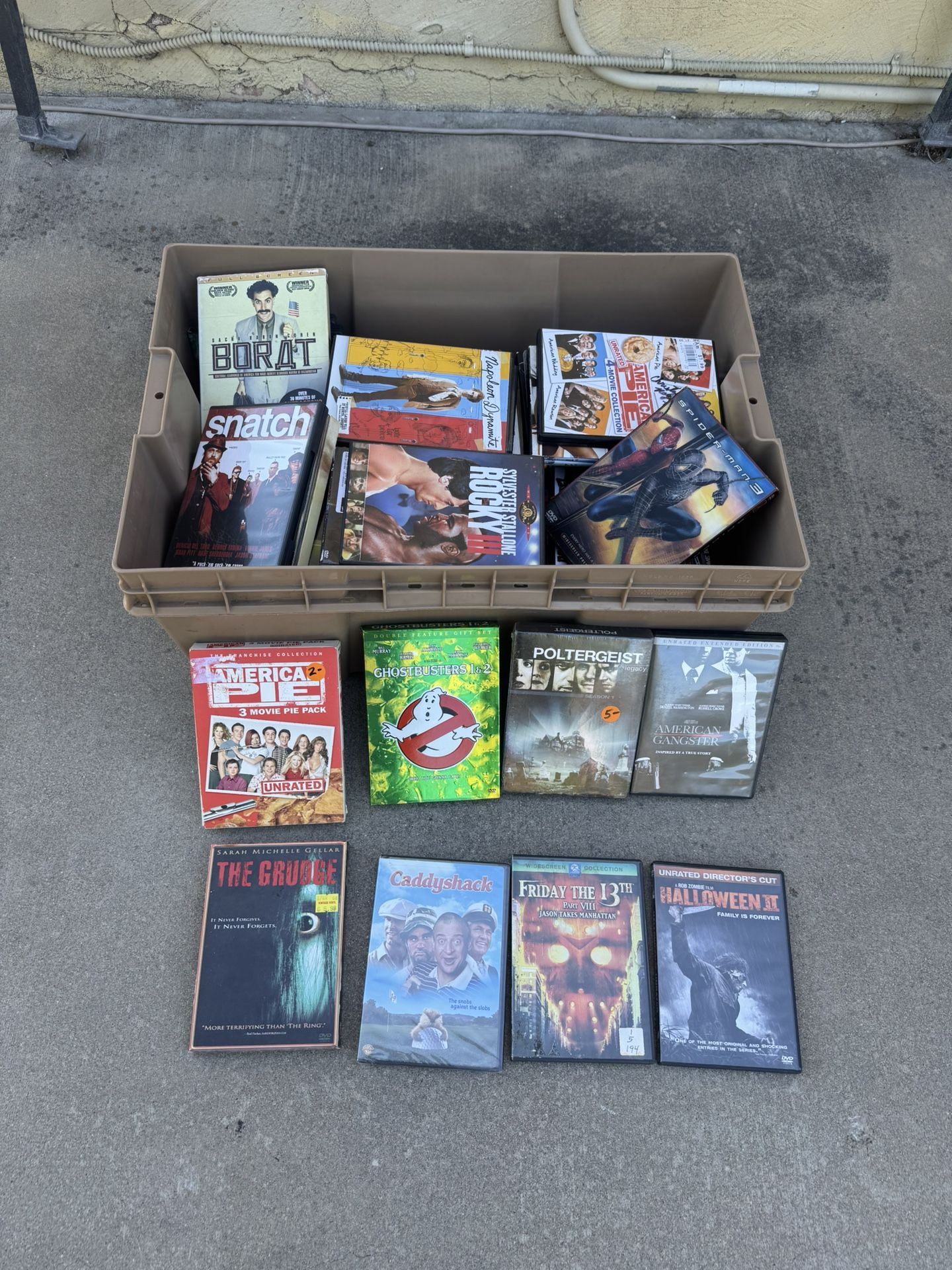 Bin Full Of DVDs
