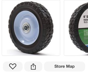 Arnold 6 in. × 1.5 in. Universal Steel Wheel with Shielded Ball Bearings for Extended Life