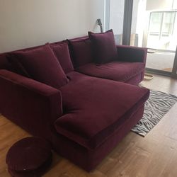 Luxury Velvet Couch 