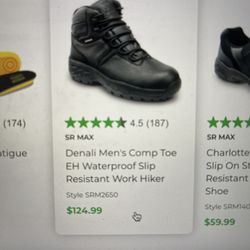 Men’s Work Boots Size 9