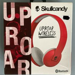 Skullcandy Uproar Bluetooth Wireless On-Ear Headphones - Red