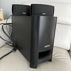 Bose PS3-2-1 Powered Speaker System Subwoofer And 2 Speakers