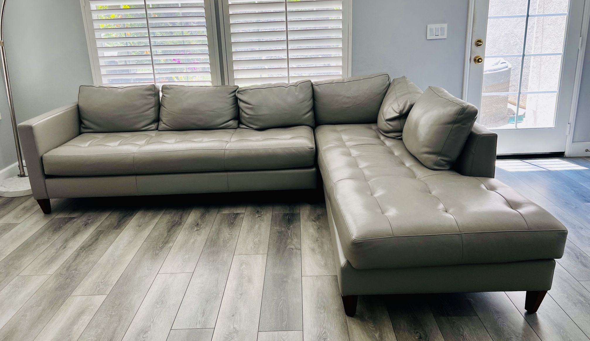 Leather Sofa ( Real Leather)