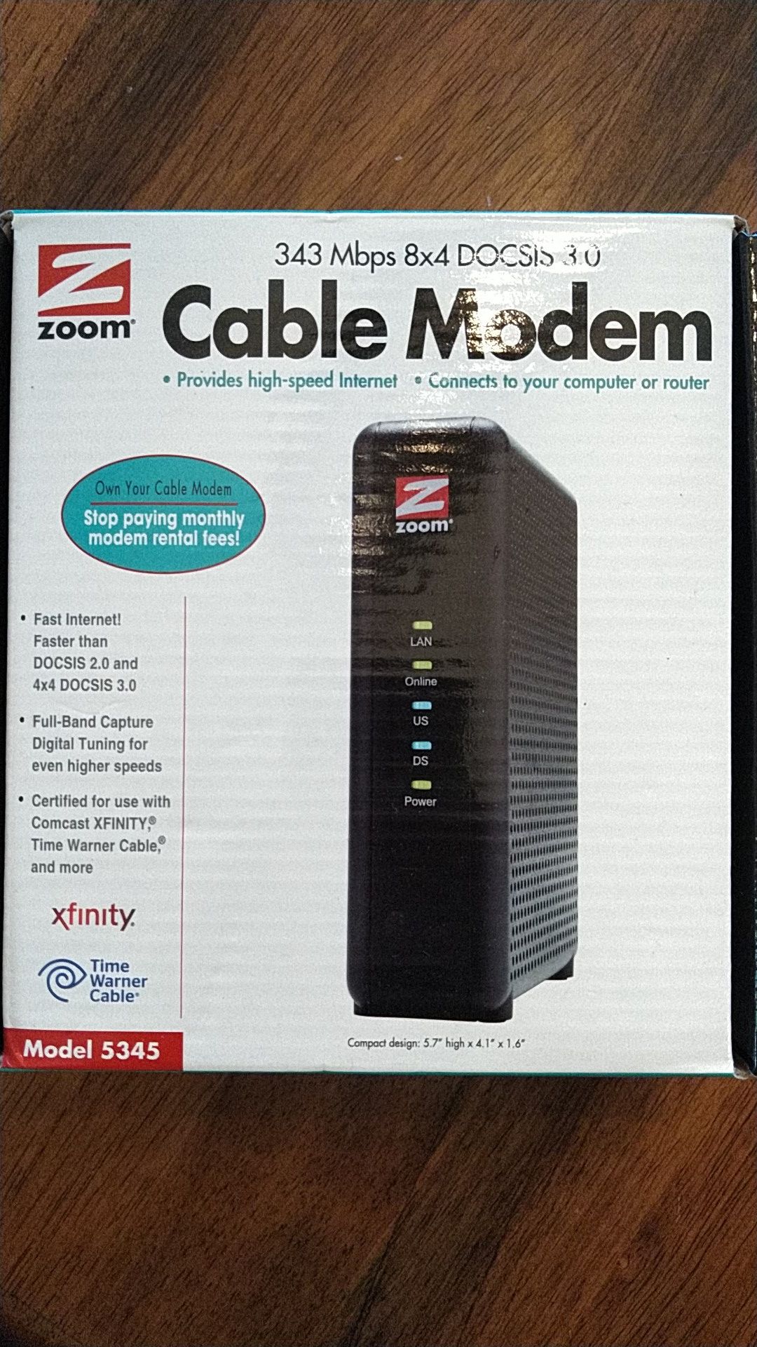 Cable Modem 343mbps