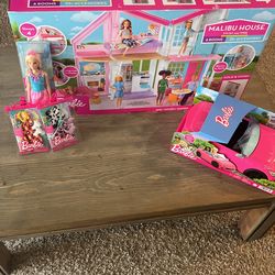 Brand New Barbie Malibu House And More