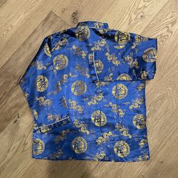 Chinese Dragon Shirt Jacket Sz Youth 16