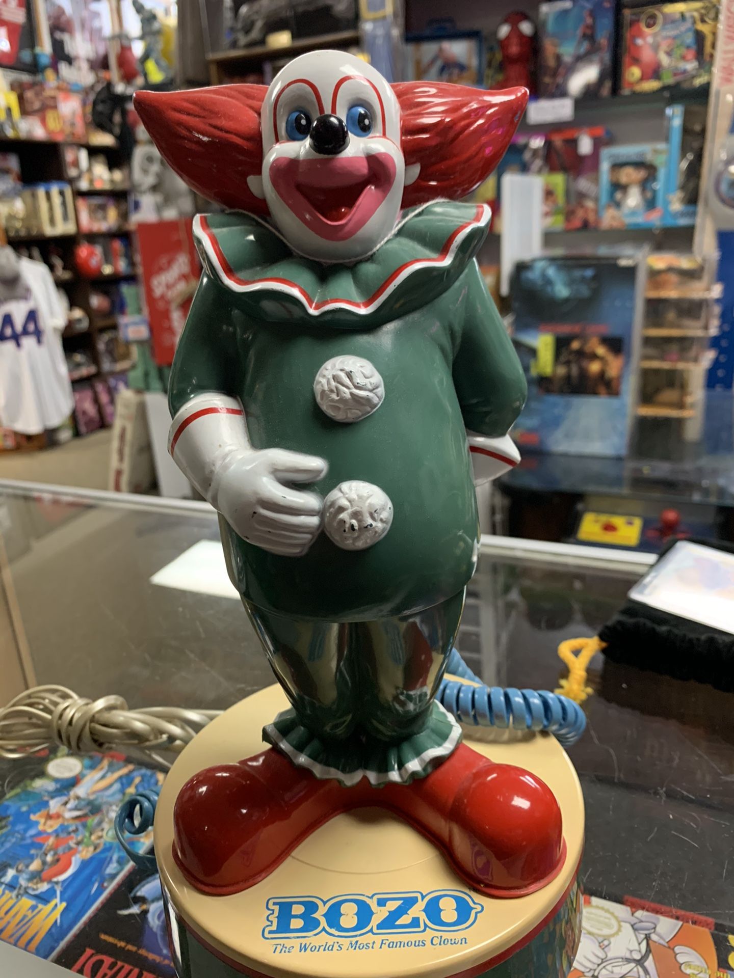 1980's VINTAGE BOZO THE CLOWN TELEPHONE